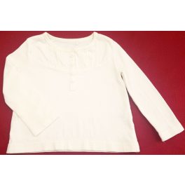 Csipkés ekrü blúz (74)