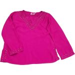 Flitteres ciklámen blúz - 110-116