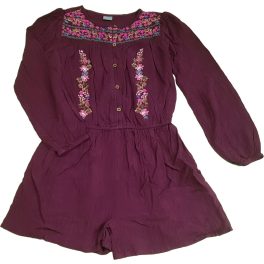 Hímzett lila playsuit (134)