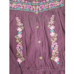 Hímzett lila playsuit (134)