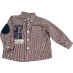 Bordó kockás ing (80)