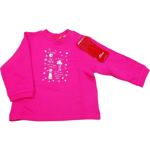 Kislányos pink pulóver (74)