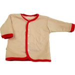 Állatos világosbarna kardigán (68)