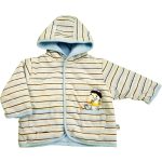 Macis, csíkos kék kardigán (74)