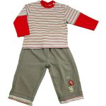 Zöld csíkos felső nadrággal (74)