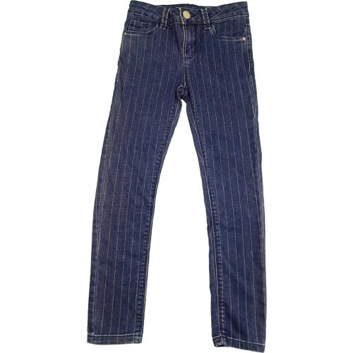 Csíkos skinny farmernadrág (128)
