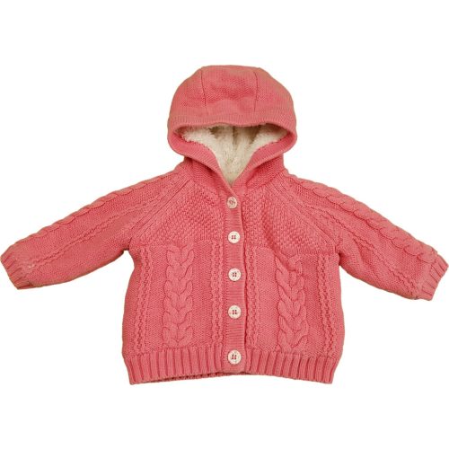 Kötött pink kardigán (62)