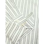 Csíkos ekrü blúz (128)