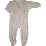 Ezüstszürke csíkos egybepizsama (104)