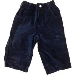 Sötétkék plüss nadrág (74)