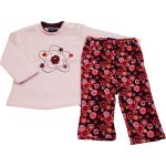 Virágos nadrág-pulcsi szett (74-80)