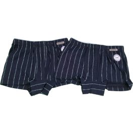 2 db-os, feliratos sötétkék boxeralsó szett (140)