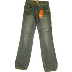 Ráncolt sötétkék farmer (164)