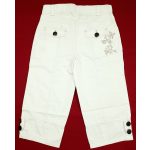 Virágos, fehér halásznadrág (140)