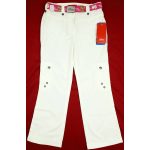 Pink öves fehér nadrág (146)