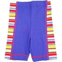 Színes csíkos kék rövidnadrág (110)