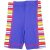 Színes csíkos kék rövidnadrág (110)