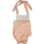 Barackszínű pöttyös napozó (68-74)