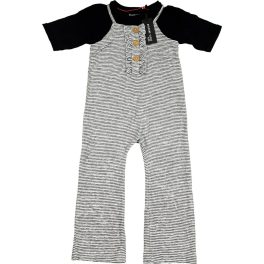 Fekete-fehér jumpsuit felsővel (116)
