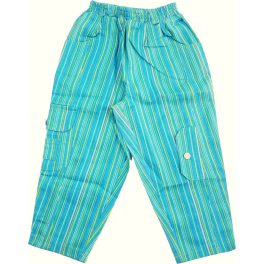 Türkizkék csíkos nadrág (98)