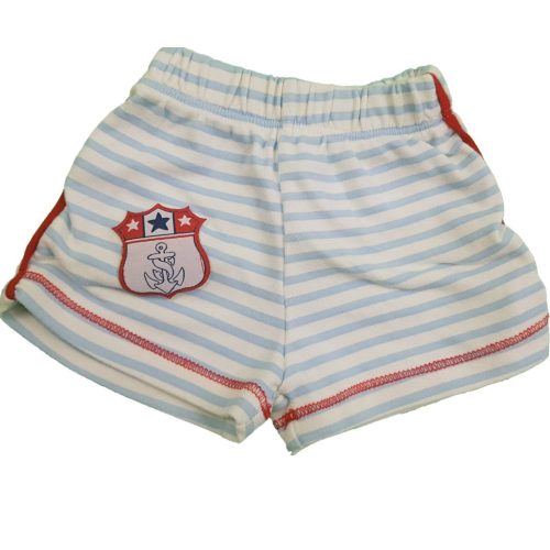 Halványkék csíkos, horgonyos short (62)