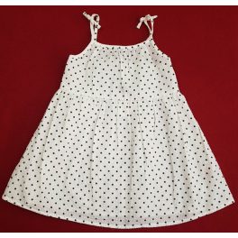 Pöttyös ekrü ruhácska (92)