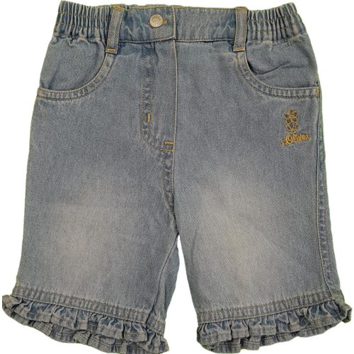 Fodros világoskék farmershort (68)