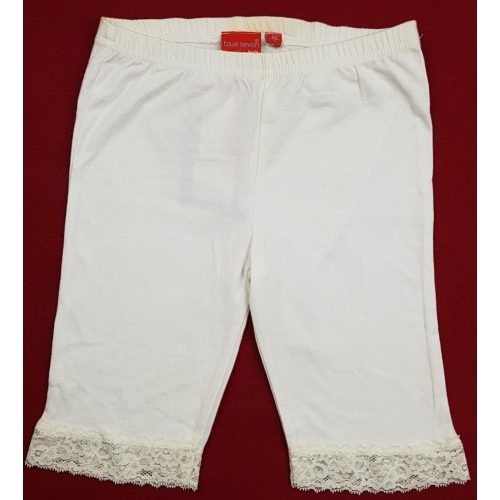 Csipkés ekrü rövid leggings (92)