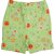 Virágmintás világoszöld short (74)