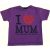 I love mum, lila felső (80)
