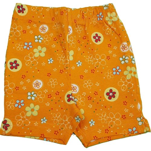 Virágmintás narancssárga short (62)