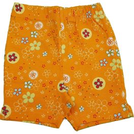 Virágmintás narancssárga short (68)
