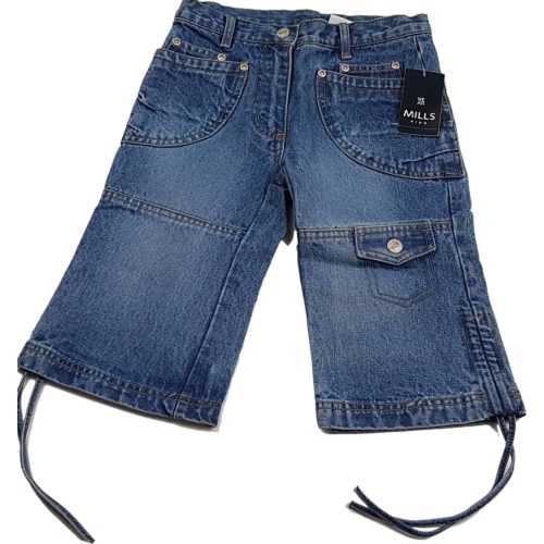 Ráncolható szárú farmershort (110)
