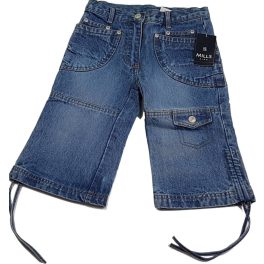 Ráncolható szárú farmershort (122)