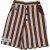 Bordó csíkos kislány rövidnadrág - 104 (ÚJ)