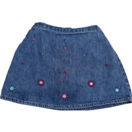 Hímzett mintás farmerszoknya (98)