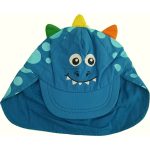 Dínós kék napvédő sapka (62-68)