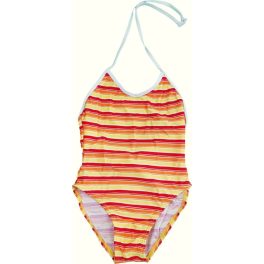 Schiesser csíkos kislány fürdőruha - 104 (ÚJ)