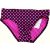 Pink pöttyös fekete bikini alsó - 152 (ÚJ)
