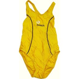 Sárga lányka fürdőruha - 152 (ÚJ)
