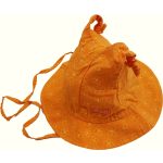 Virágos narancssárga kalap (74-80)