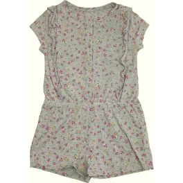 Virágmintás szürke playsuit (104)
