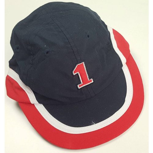Sötétkék-piros baseball sapka (74-80)