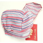 Kék-piros csíkos sapka (80)