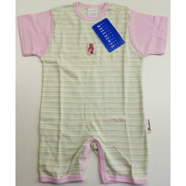 Rózsaszín-zöld csíkos pizsama (104)