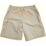 Feliratos drapp short (140)