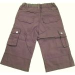 Oldalzsebes szürkésbarna rövidnadrág (116)