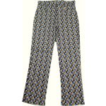 Sárga mintás sötétkék nadrág (128)