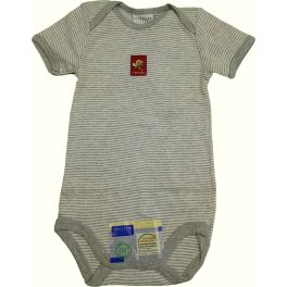Maja méhecskés, szürke csíkos body (74)