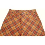 Terrakotta kockás nadrág (158)